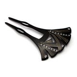 バチ型簪 黒 ブラック | SOUBIEN | 詳細画像3