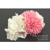 髪飾り ピンク 白 | SOUBIEN | 詳細画像1 