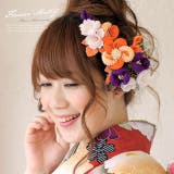 髪飾り 2点セット オレンジ | SOUBIEN | 詳細画像1 