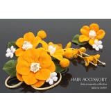 髪飾り 2点セット 橙 | SOUBIEN | 詳細画像4 