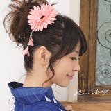 髪飾り ピンク ガーベラ | SOUBIEN | 詳細画像1 
