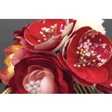 髪飾り 2点セット 赤 | SOUBIEN | 詳細画像4