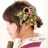 髪飾り 2点セット 抹茶色 | SOUBIEN | 詳細画像1