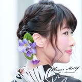 髪飾り 紫 パープル | SOUBIEN | 詳細画像1 