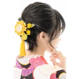 髪飾り 黄色 つまみ細工 | SOUBIEN | 詳細画像2 