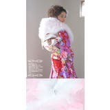 ショール 成人式 振袖 白 ピンク 白鳥 ラメ ドレス 和洋兼用 盛装 | SOUBIEN | 詳細画像3 