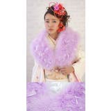 ショール 羽毛 ラベンダー | SOUBIEN | 詳細画像2 