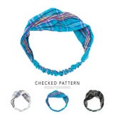 ターバン ヘアバンド チェック柄 | SOUBIEN | 詳細画像1 