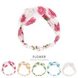 ターバン ヘアバンド 花柄 | SOUBIEN | 詳細画像1 