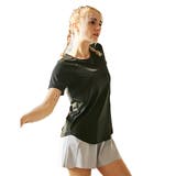 ブラック | バックホールTシャツ レディース スポーツウェア | Spero