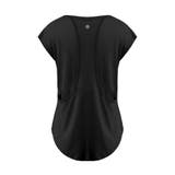 ブラック | バックメッシュTシャツ レディース スポーツウェア | Spero