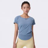 ブルー | スプリットカットソー ショート レディース | Spero