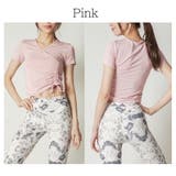 ピンク | スリムサイドストラップT トップス スポーツウェア | Spero