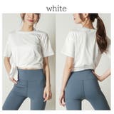 スプリットリボンT トップス ヨガウェア | Spero | 詳細画像11 