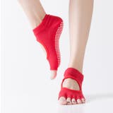 レッド | ヨガ 靴下 ソックス | Spero