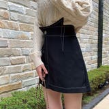 バイカラーステッチラップ風ショートパンツ | SPIGA | 詳細画像2