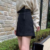 バイカラーステッチラップ風ショートパンツ | SPIGA | 詳細画像3