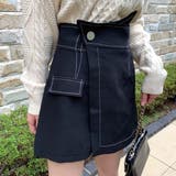 バイカラーステッチラップ風ショートパンツ | SPIGA | 詳細画像7