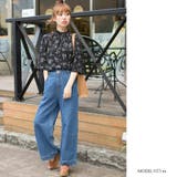 花柄シャーリング七分ハイネック | SpRay | 詳細画像2