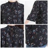 花柄シャーリング七分ハイネック | SpRay | 詳細画像9