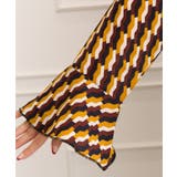 幾何学スタンドフリルワンピース/MEGA SALE CM 白石麻衣着用 | SpRay | 詳細画像13