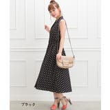 ドットオープンカラーノースリーブワンピース | SpRay | 詳細画像2
