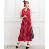 ドットオープンカラーノースリーブワンピース | SpRay | 詳細画像4