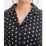 ドットオープンカラーノースリーブワンピース | SpRay | 詳細画像7