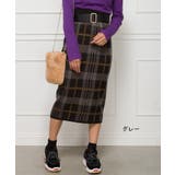 ジャガードチェックタイトスカート | SpRay | 詳細画像2 