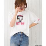 ホワイト | BETTYプリント BIG Tシャツ | SpRay