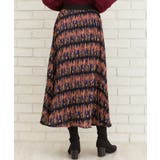 ピープル柄プリーツスカート | SpRay | 詳細画像8 