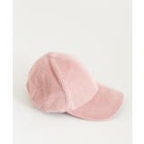 ピンク | コーデュロイ刺繍CAP | SpRay