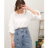 ボリュームスリーブ七分ブラウス | SpRay | 詳細画像2 