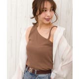 モカ | アシメキャミタンクトップ | SpRay