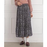 花柄プリーツスカート | SpRay | 詳細画像7 