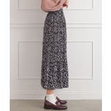 花柄プリーツスカート | SpRay | 詳細画像8 