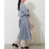 ブルー（レース） | BACKチュールレーストレンチ | SpRay