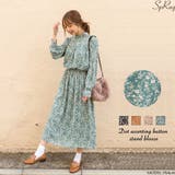 花柄プチハイワンピース | SpRay | 詳細画像1