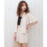 ライトベージュ | レーヨン麻シャツSET UP | SpRay