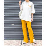 【セルフカットOK!】楊柳ストレートサイドスリットパンツ | SpRay | 詳細画像30