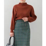 ボリュ ム袖ボトルネックニットトップス バルーンスリーブ | SpRay | 詳細画像11 