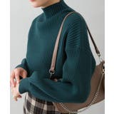 ボリュ ム袖ボトルネックニットトップス バルーンスリーブ | SpRay | 詳細画像14 