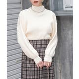 ボリュ ム袖ボトルネックニットトップス バルーンスリーブ | SpRay | 詳細画像16 