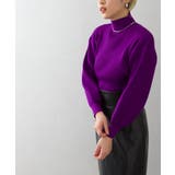 ボリュ ム袖ボトルネックニットトップス バルーンスリーブ | SpRay | 詳細画像19 