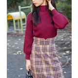 ボリュ ム袖ボトルネックニットトップス バルーンスリーブ | SpRay | 詳細画像20 