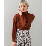 ボリュ ム袖ボトルネックニットトップス バルーンスリーブ | SpRay | 詳細画像23 