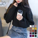 ボリュ ム袖ボトルネックニットトップス バルーンスリーブ | SpRay | 詳細画像2 