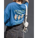 ブルー | PEANUTS BROTHERS BIGTシャツ | SpRay