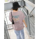 ラベンダー | PEANUTS BROTHERS BIGTシャツ | SpRay