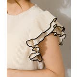 カットプリーツ袖フリルノースリーブ | SpRay | 詳細画像3